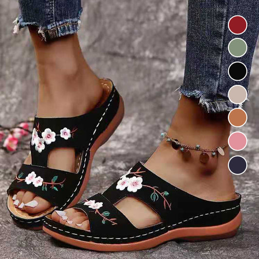 🏖️Zapatillas cómodas de plataforma abierta para mujer-ES