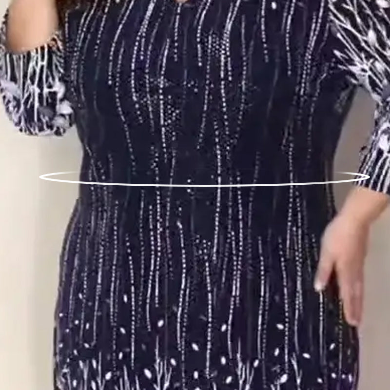 【S-4XL】🌿 Κομψό γυναικείο μακρυμάνικο φόρεμα-GR