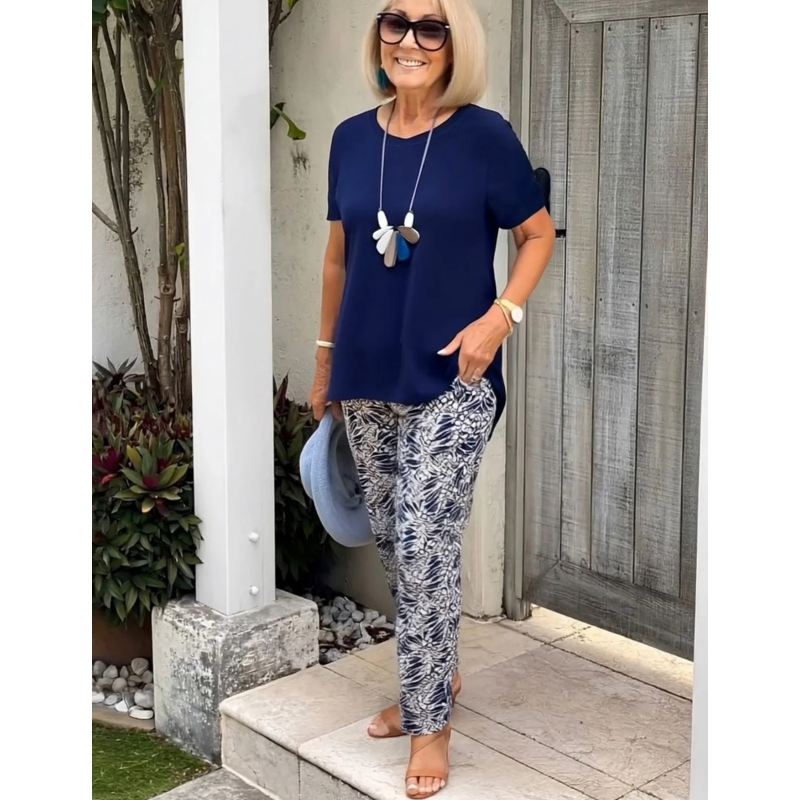 Ženski dvodelni komplet za vsak dan-SI