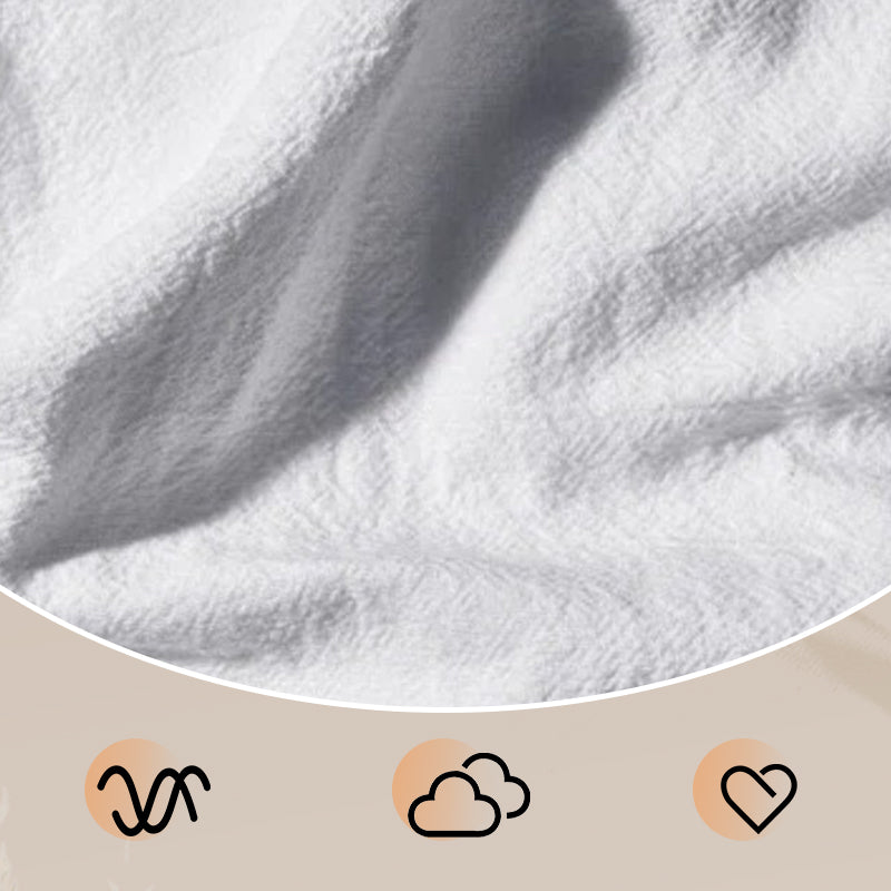 Αναπνέον λινό casual παντελόνι-GR