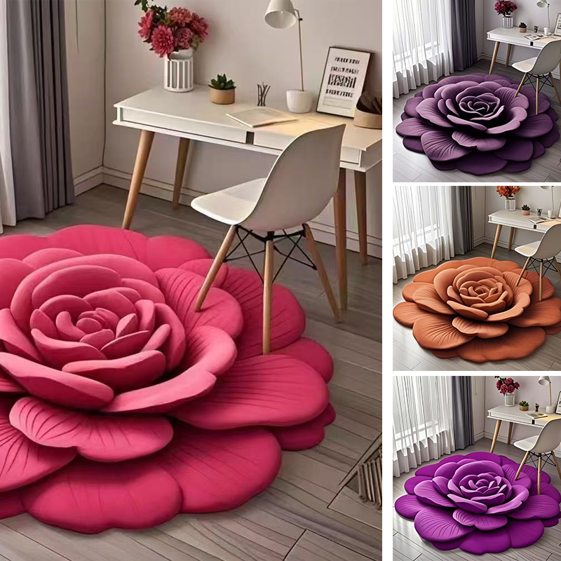 🔥 Hot sale 🌺 Cvjetni plišani podni podni od dijatomejske zemlje-HR