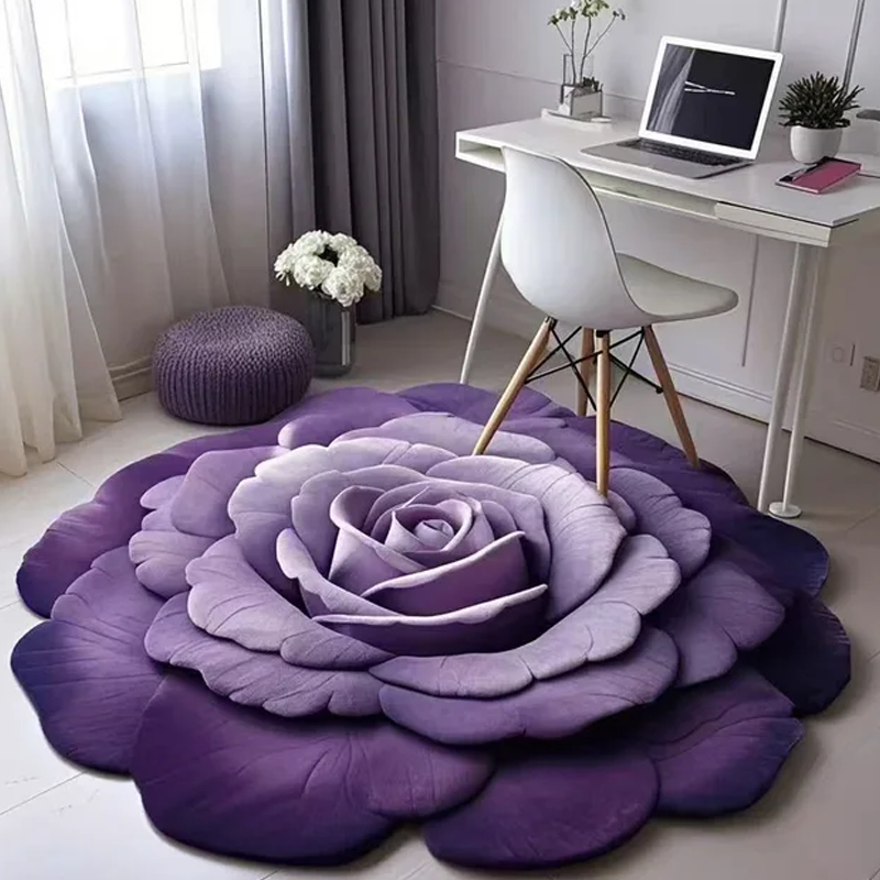🔥 Hot sale 🌺 Cvjetni plišani podni podni od dijatomejske zemlje-HR
