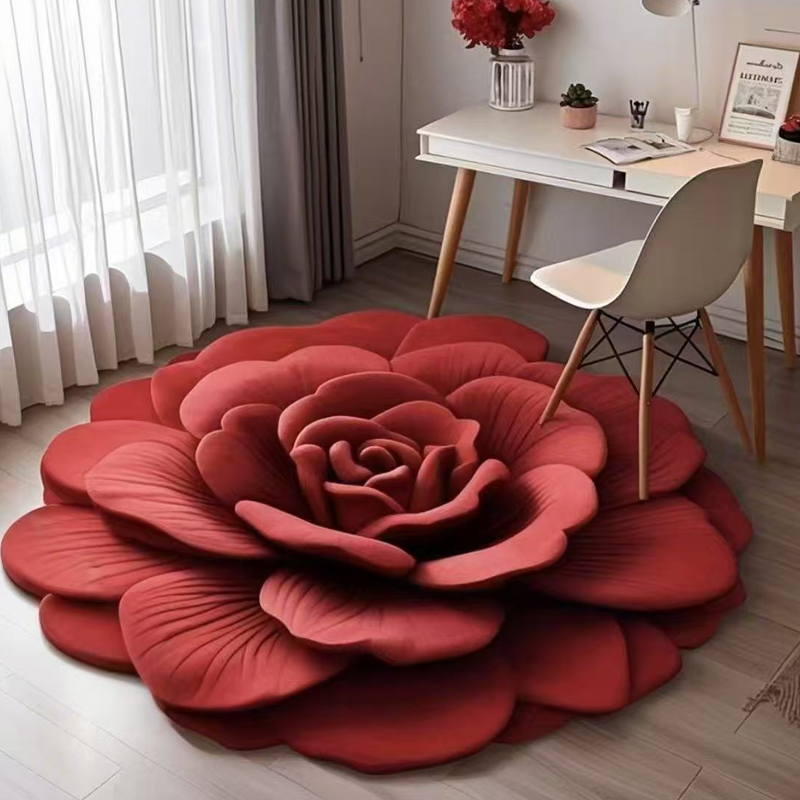 🔥 Hot sale 🌺 Cvjetni plišani podni podni od dijatomejske zemlje-HR