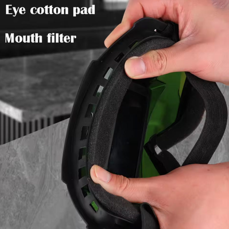 ⚡Μάσκα προστασίας ολόκληρου προσώπου με αυτόματη σκούρωση για συγκόλληση✨-GR