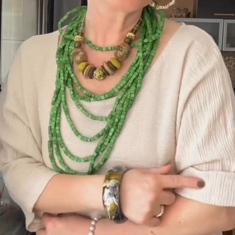 【S-5XL】👗Σετ μακριάς μονόχρωμης φούστας-GR