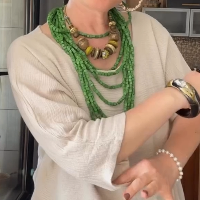 【S-5XL】👗Vienspalvis ilgas sijonas-LT