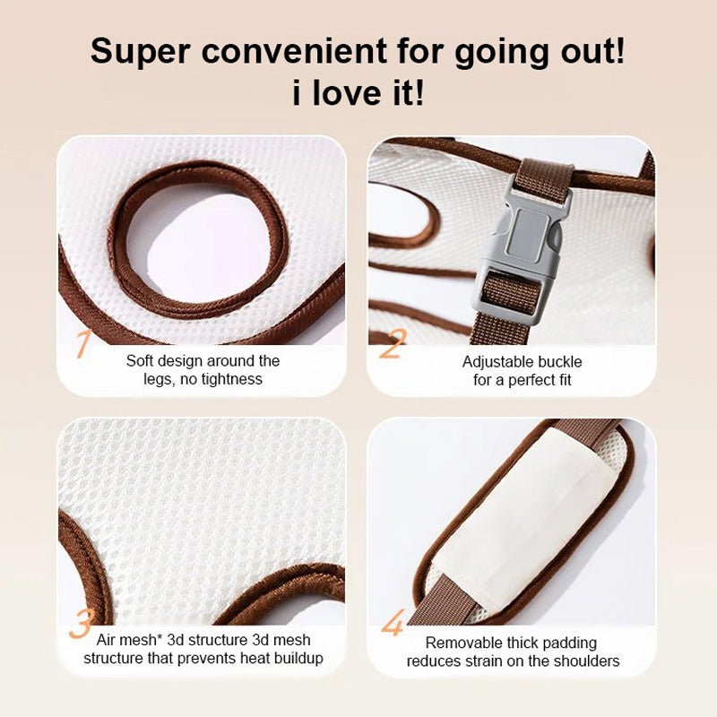 Prenosni, zračen nahrbtnik za hišne ljubljenčke - GR