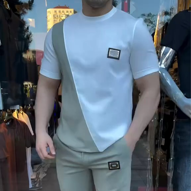 🔥 Ti poletni trendi! 💁‍♀️ Vyriškas palaidinės ir kelnių komplektas kašananai-LT