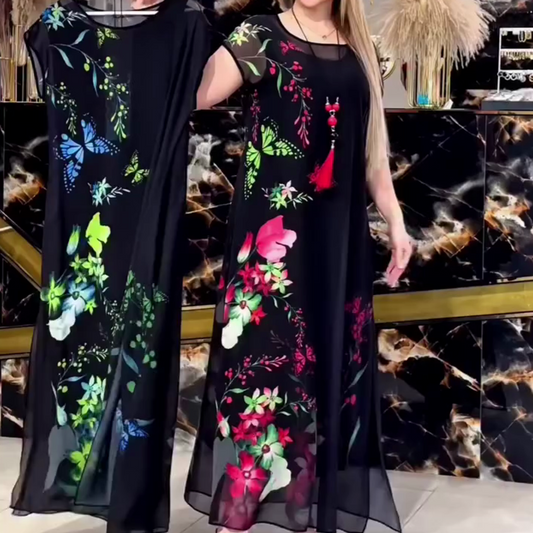 👗Elegantne cvetlične obleke iz tila za ženske🌸-LT