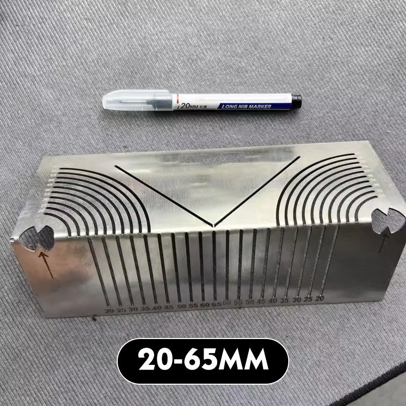 🔥Τετράγωνος χάρακας από ανοξείδωτο ατσάλι για σήμανση γωνιών 90°-GR