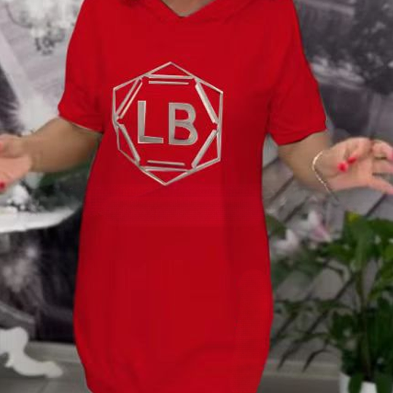 Φούτερ oversized με τύπωμα γραμμάτων-GR