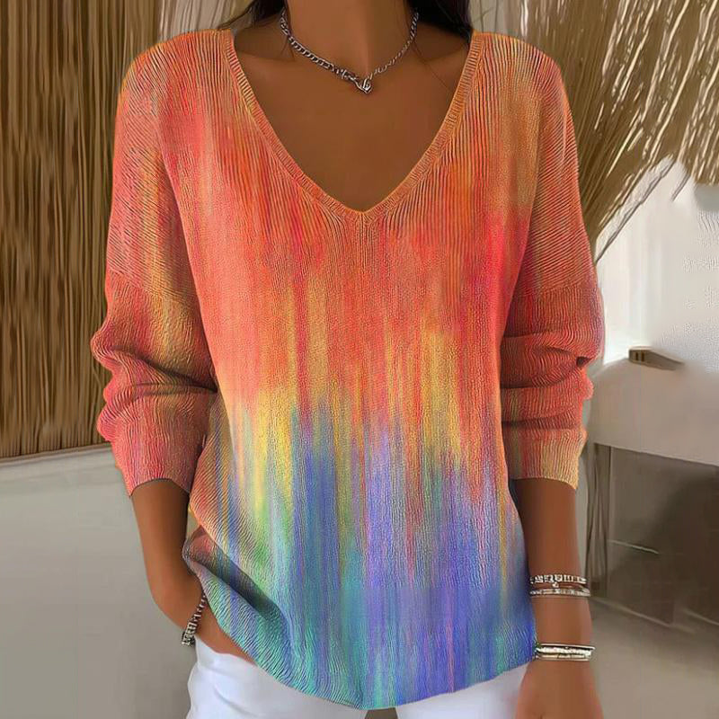 Πλεκτό φούτερ με μακριά μανίκια-GR