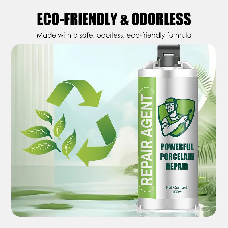 Ισχυρό κιτ επισκευής πορσελάνης - Διπλός σωλήνας-GR