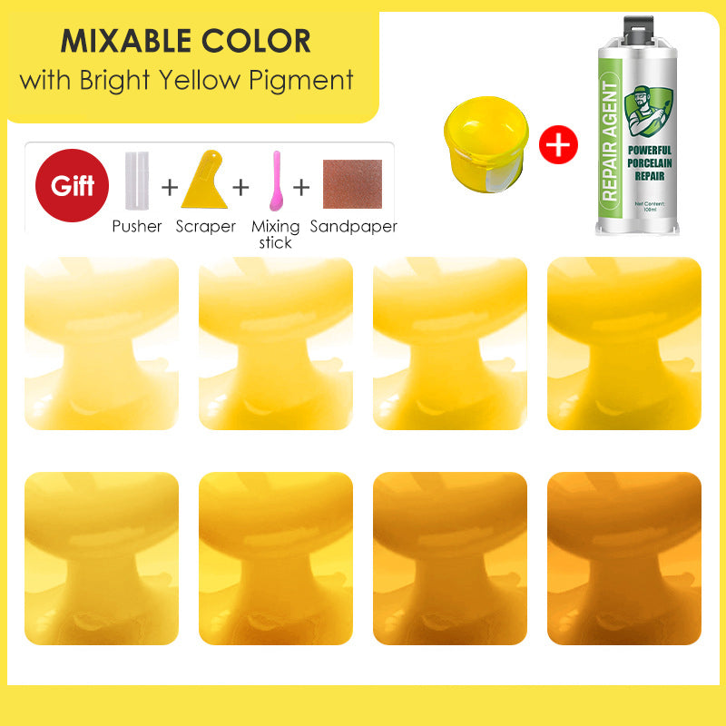 Ισχυρό κιτ επισκευής πορσελάνης - Διπλός σωλήνας-GR