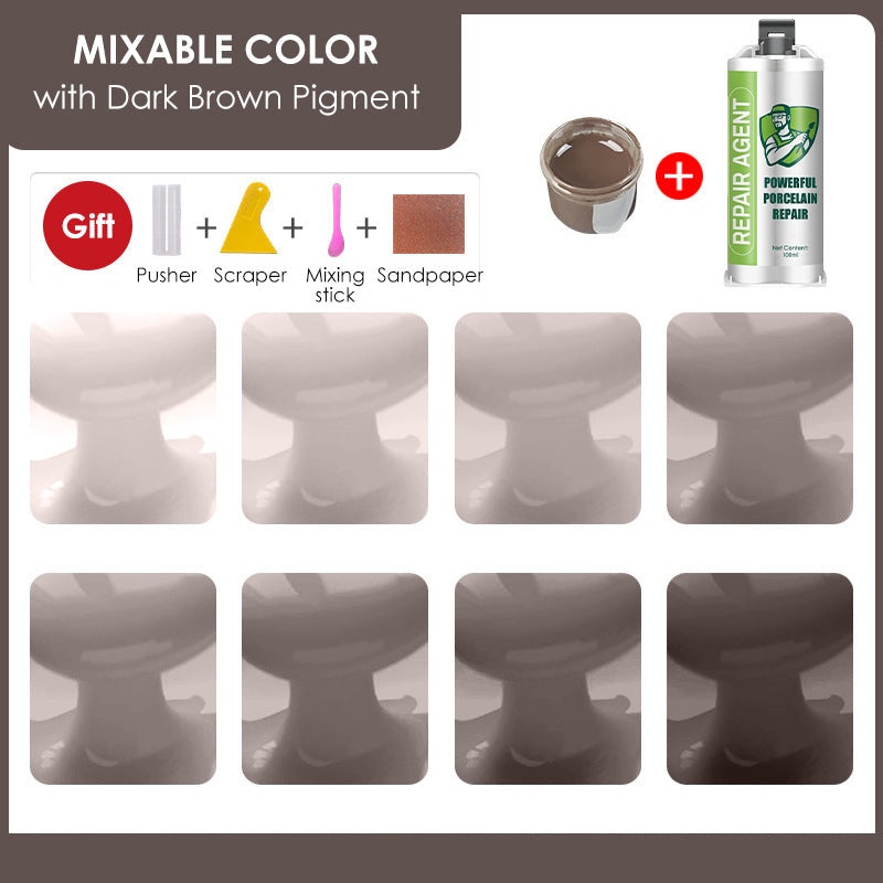 Ισχυρό κιτ επισκευής πορσελάνης - Διπλός σωλήνας-GR