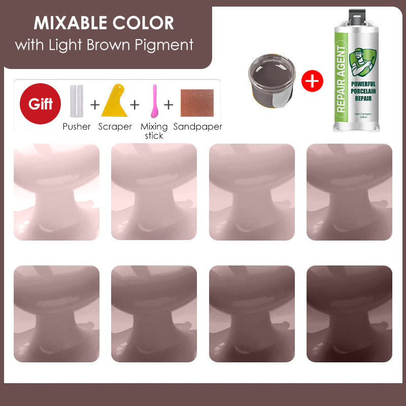 Ισχυρό κιτ επισκευής πορσελάνης - Διπλός σωλήνας-GR