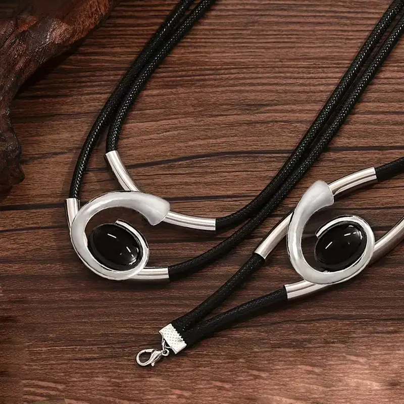 Komplet ogrlice in zapestnice v vintage stilu v boemskem slogu📿-SI