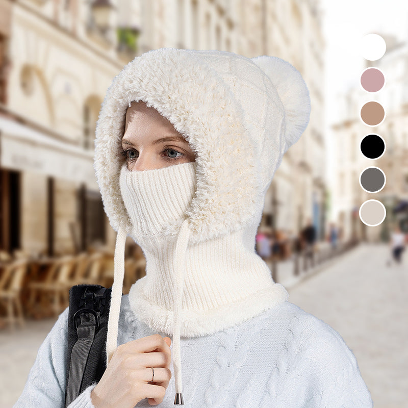 🔥Gorro tipo jersey 3 en 1 cálido para mujer-ES