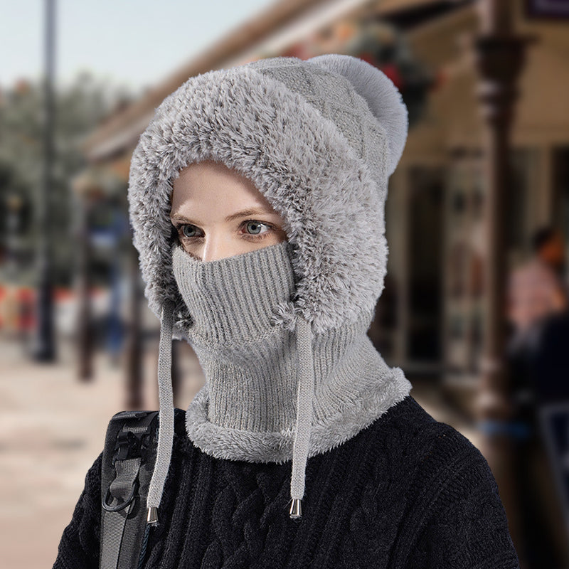 🔥Gorro tipo jersey 3 en 1 cálido para mujer-ES