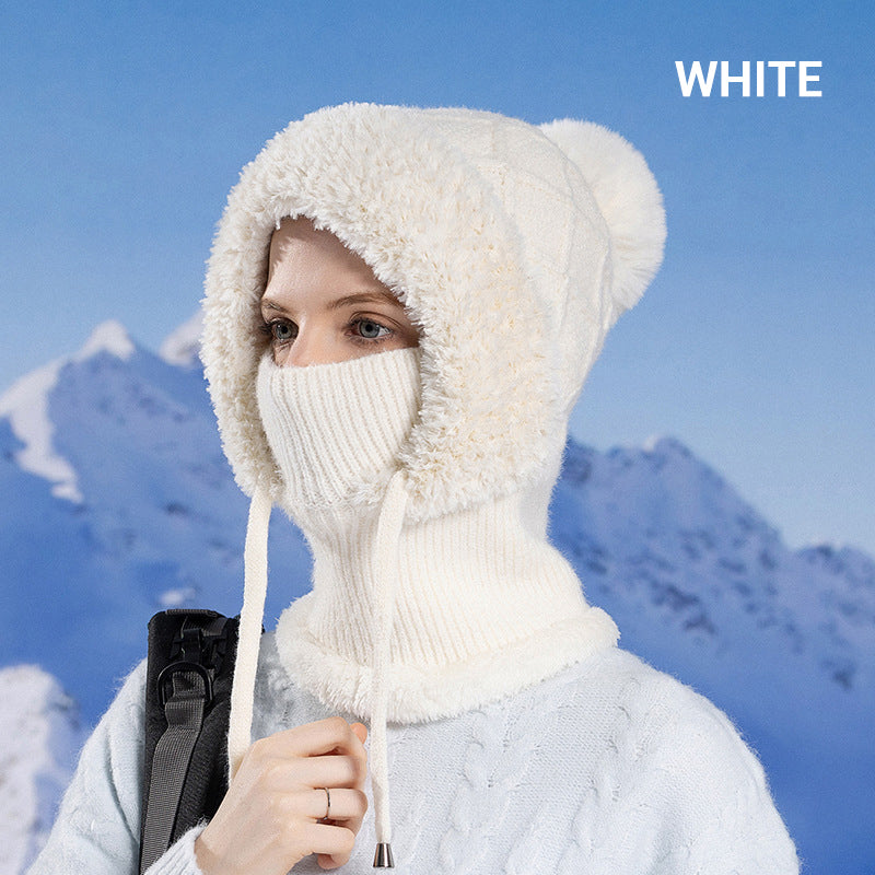 🔥Gorro tipo jersey 3 en 1 cálido para mujer-ES