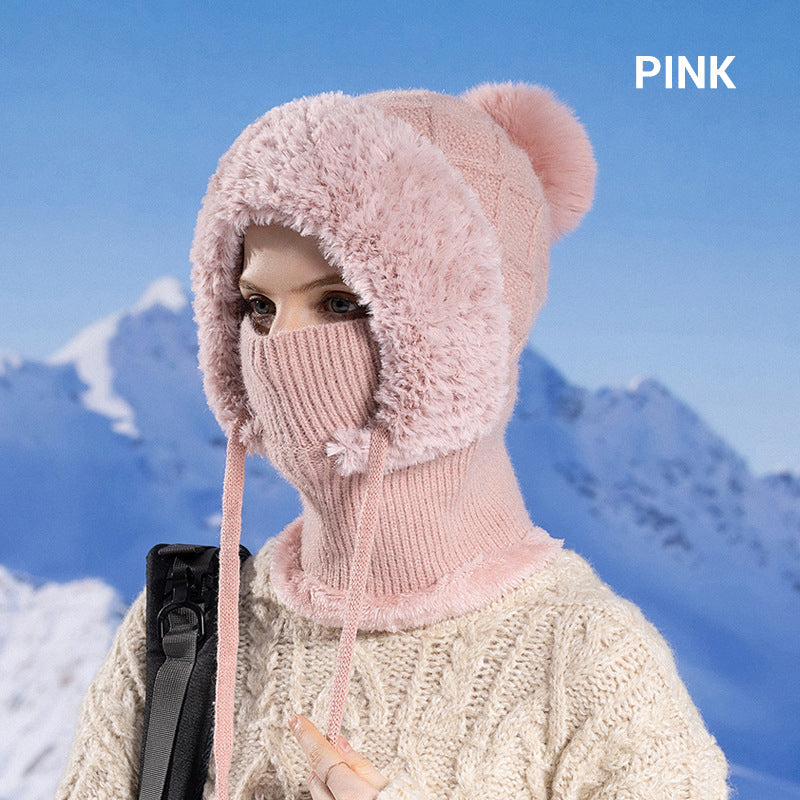 🔥Gorro tipo jersey 3 en 1 cálido para mujer-ES