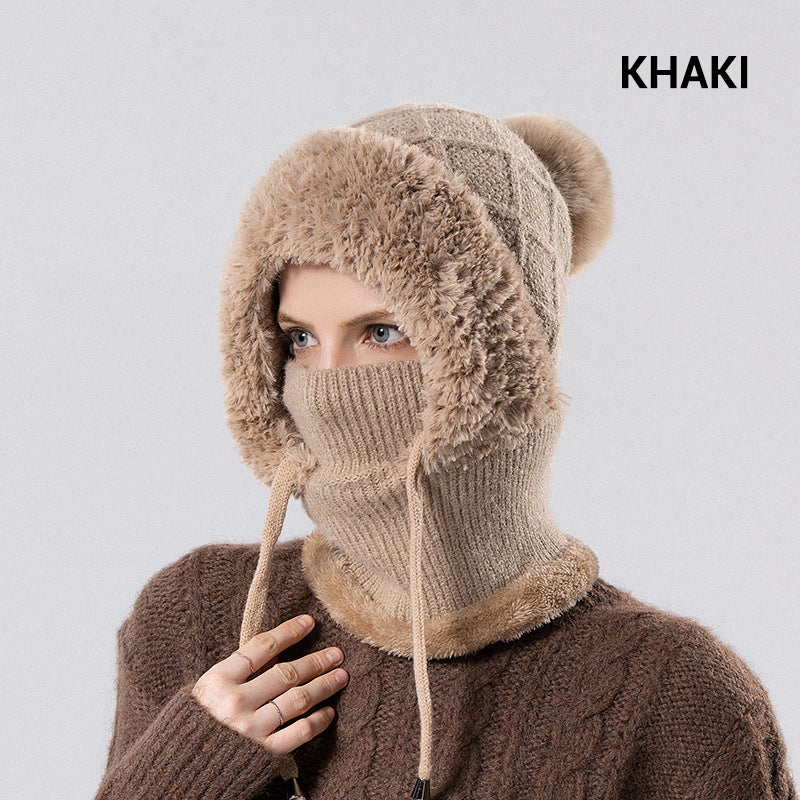 🔥Gorro tipo jersey 3 en 1 cálido para mujer-ES