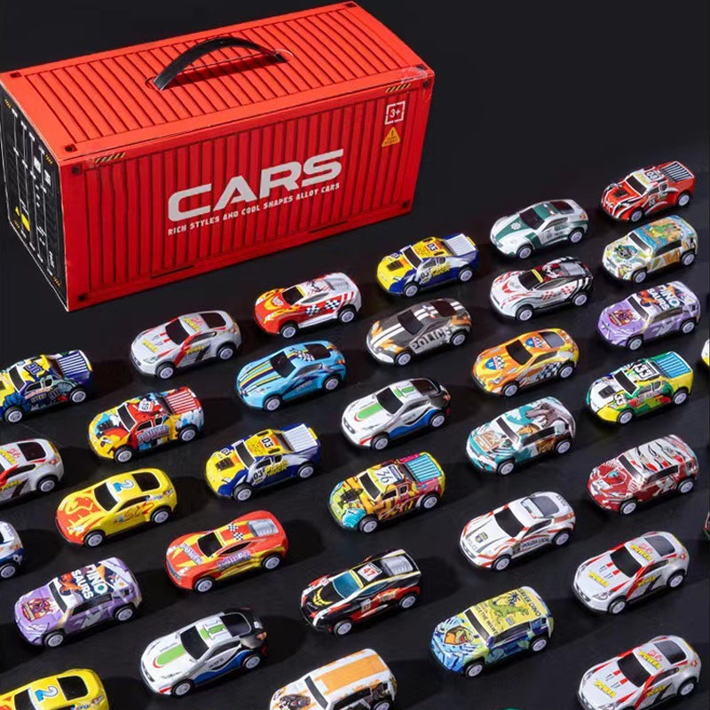 🎅 48% de DESCUENTO en Rebajas Navideñas 🎁 48 minicoches con garaje incorporado-ES