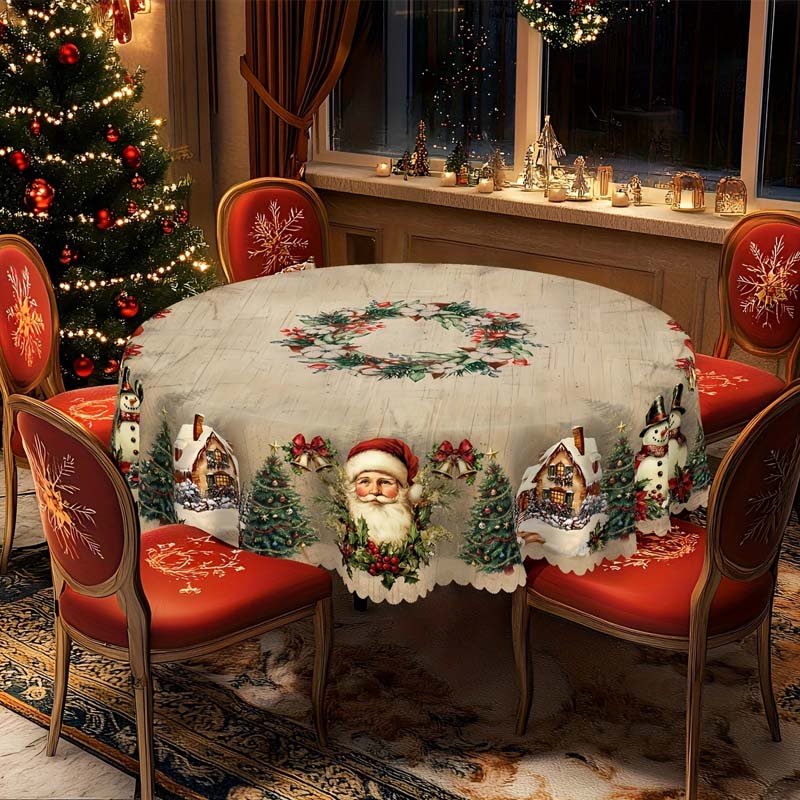 🎄🎅Mantel navideño decorativo-ES