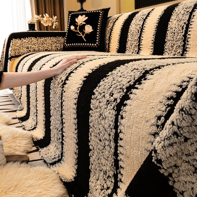 Μαλακό, αντιολισθητικό βελούδινο κάλυμμα καναπέ-GR