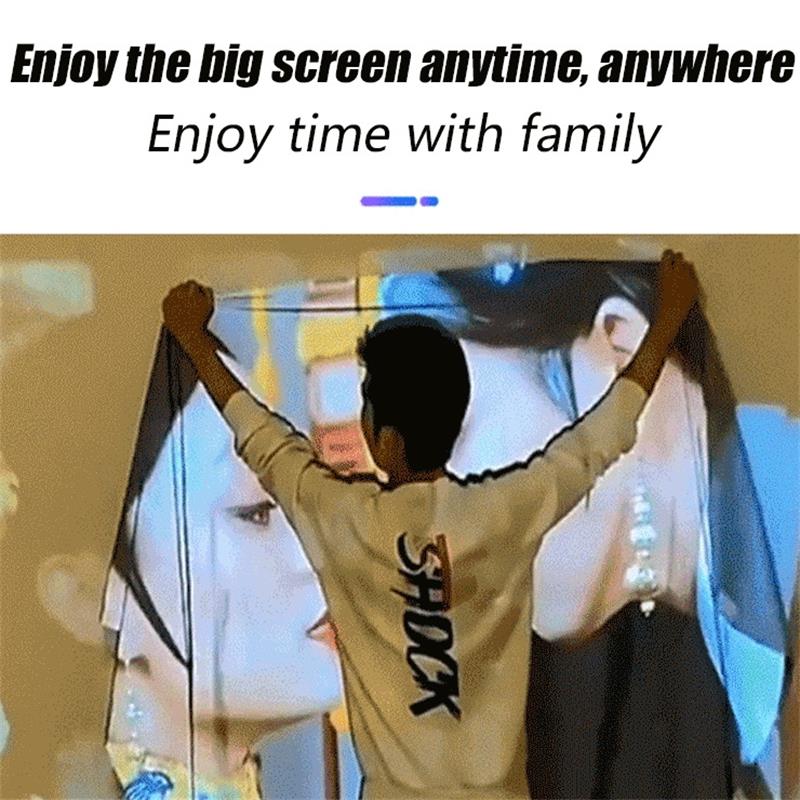 🎬 Pantalla plegable antirreflejos-ES