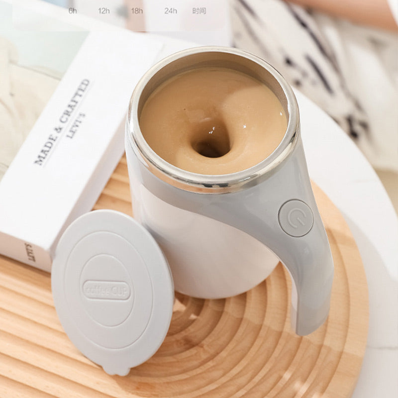 🎁50 % nuolaida ribotą laiką, automatinis kavos puodelis su magnetiniu maišikliu ir dangteliu❄️-LT