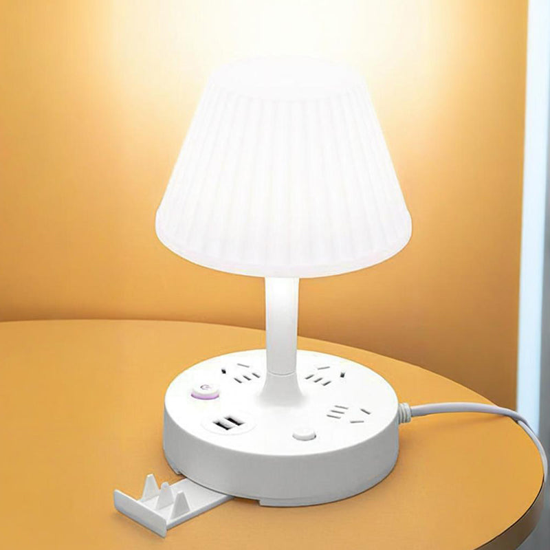 ✨✨Stalinė lempa su USB prievadu ir elektros tinklo kištuku-LT