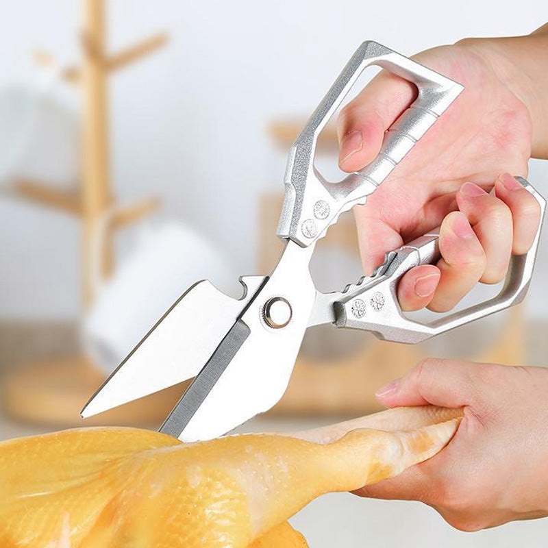 Tijeras de cocina multifuncionales y duraderas.-ES