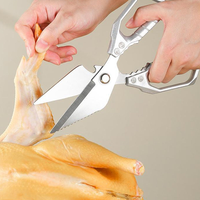 Tijeras de cocina multifuncionales y duraderas.-ES
