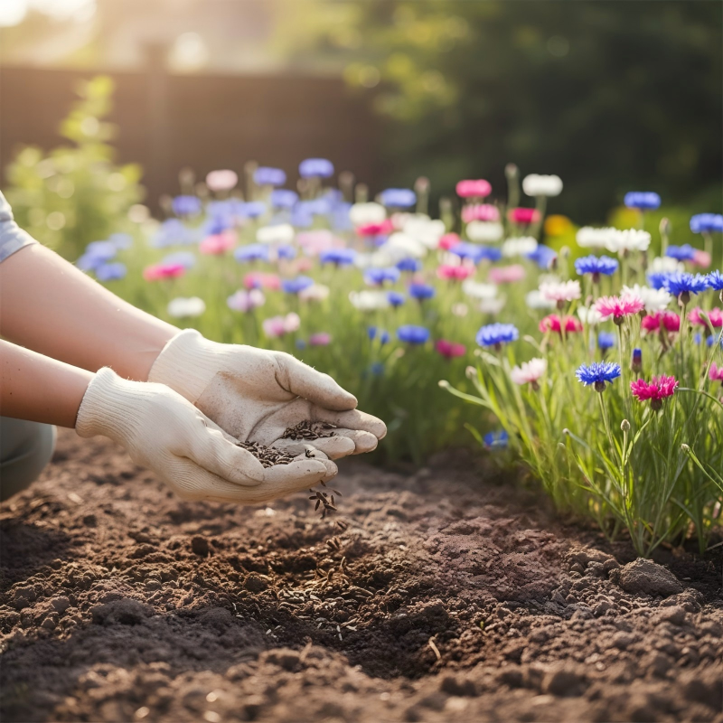 🌼 Σπόροι κενταύριας που ανθίζουν όλο το χρόνο - ένα πραγματικό φυτό 🏡✨-GR