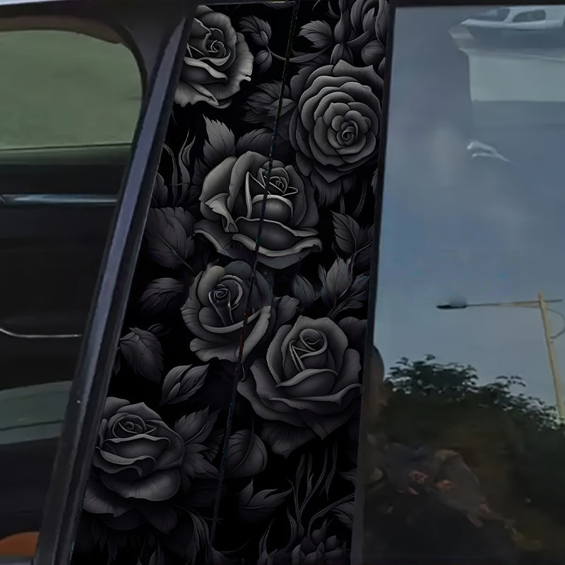 Un juego de pegatinas decorativas para los pilares B de tu coche-ES
