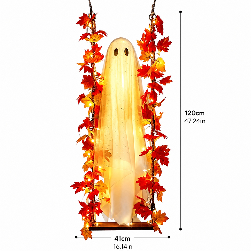 🎃👻 Halloweeni kummituse LED-kaunistus 🍁-EE