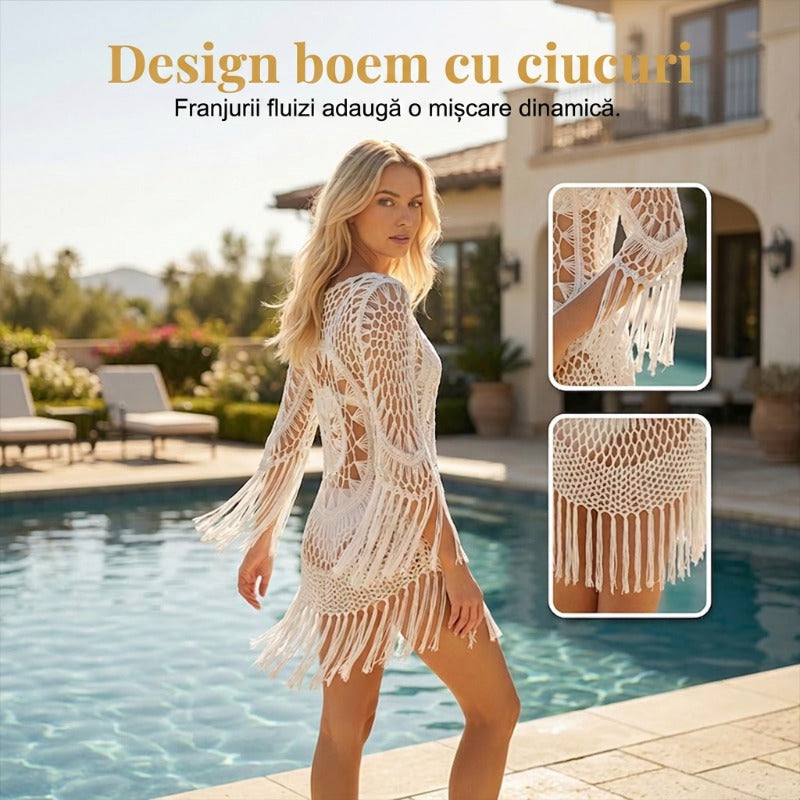 🌸 Heklani kupaći kostim – boho stil, udoban i savršen za ljeto 2026.! 🌞👙-HR